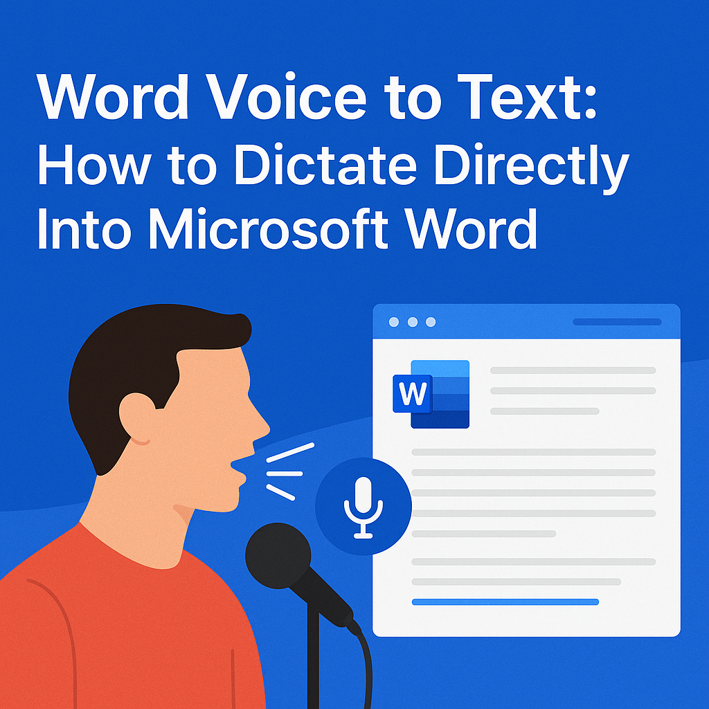 Word Voice to Text: How to Dictate Directly Into Microsoft Word 1 Doc AI Tool Box - AI addon for google docs and slides