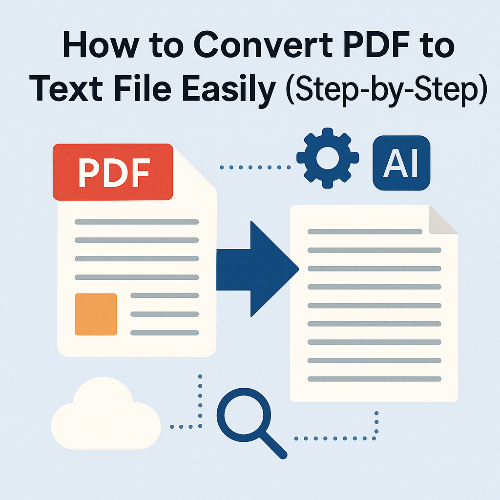 How to Convert PDF to Text File Easily (Step-by-Step) 1 Doc AI Tool Box - AI addon for google docs and slides