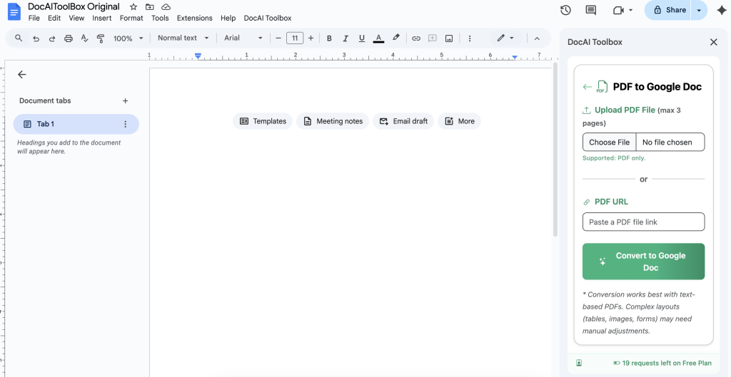 Doc AI Tool Box - AI addon for google docs and slides