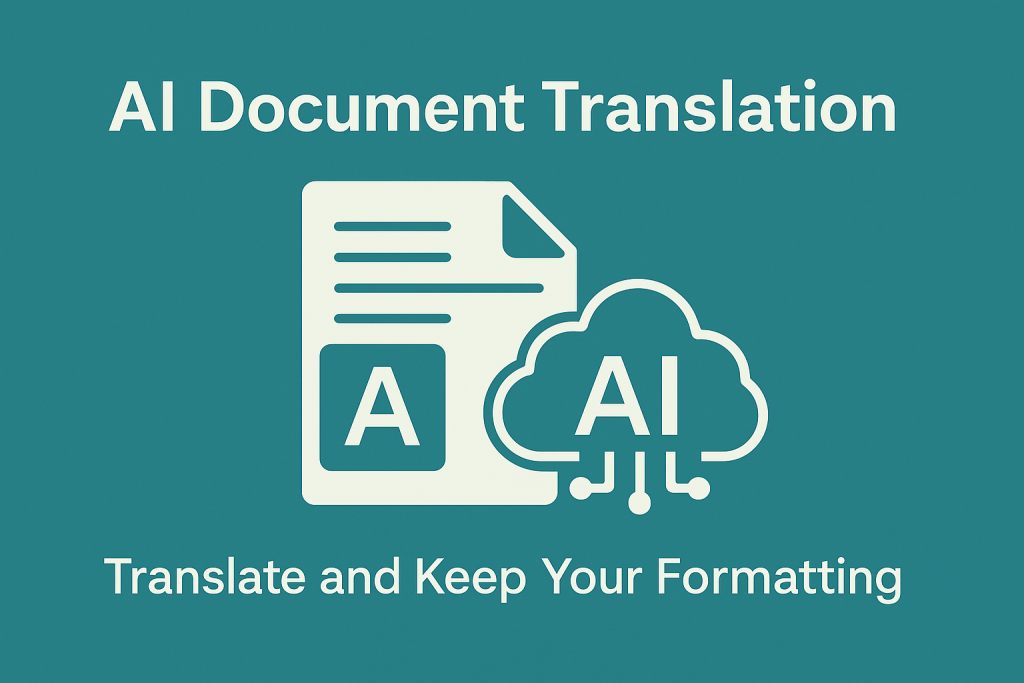 AI Document Translation: Translate and Keep Your Formatting 1 Doc AI Tool Box - AI addon for google docs and slides